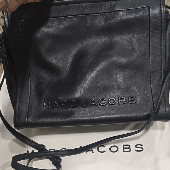 Marc Jacobs Black Leather Crossbody or Tote Bag NwT - Picture 8 of 8